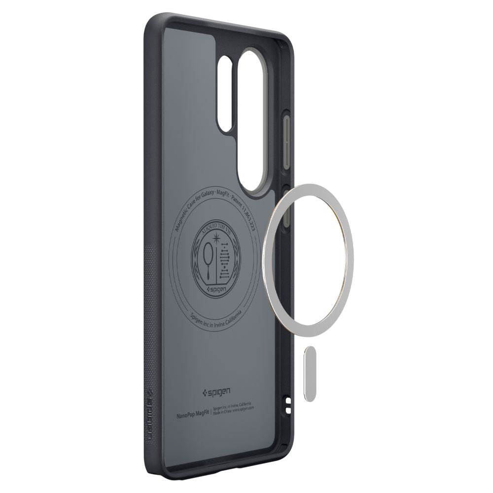 MagSafe-deksel for Samsung Galaxy S26 Ultra S948, Spigen, Caseology Nano Pop, Svart