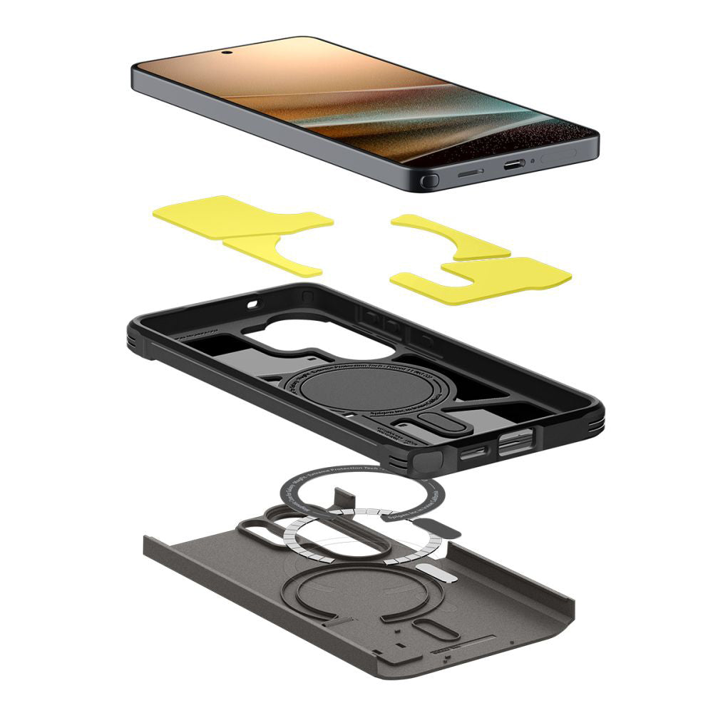 MagSafe-deksel for Samsung Galaxy S26 Ultra S948, Spigen, Tough Armor, Grå ACS10685