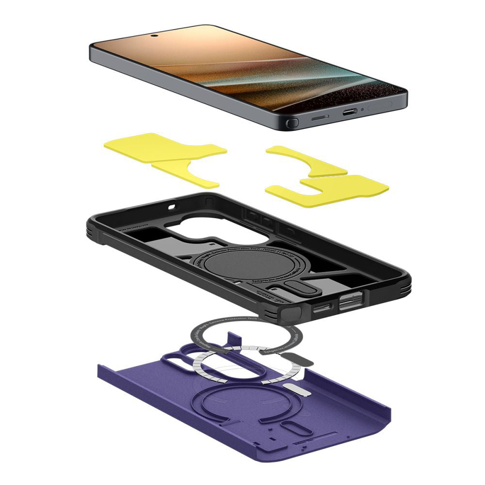 MagSafe-deksel for Samsung Galaxy S26 Ultra S948, Spigen, Tough Armor, Lilla ACS11209