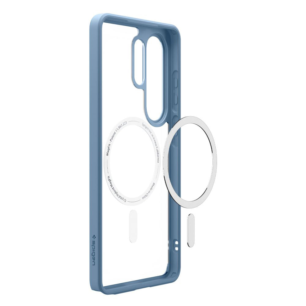 MagSafe-deksel for Samsung Galaxy S26 Ultra S948, Spigen, Ultra Hybrid, Blå ACS11207