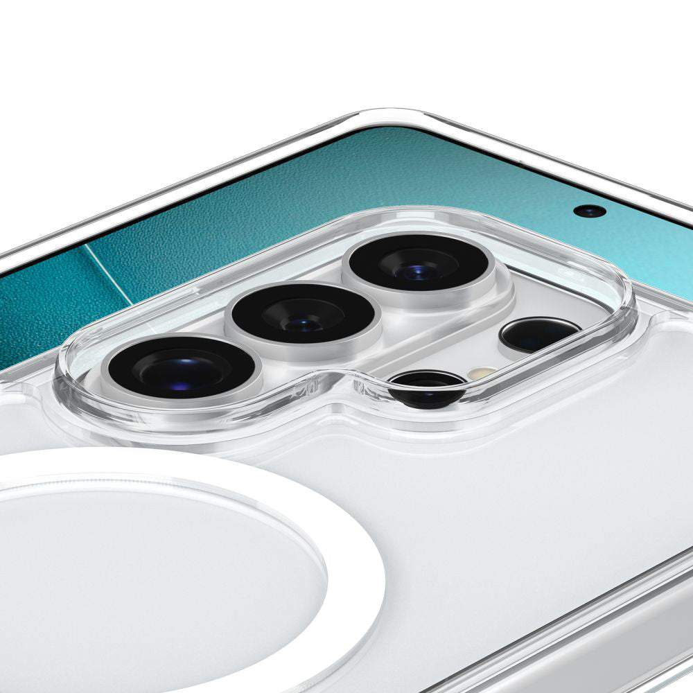 MagSafe-deksel for Samsung Galaxy S26 Ultra S948, Spigen, Ultra Hybrid S, Gjennomsiktig Hvit ACS11032