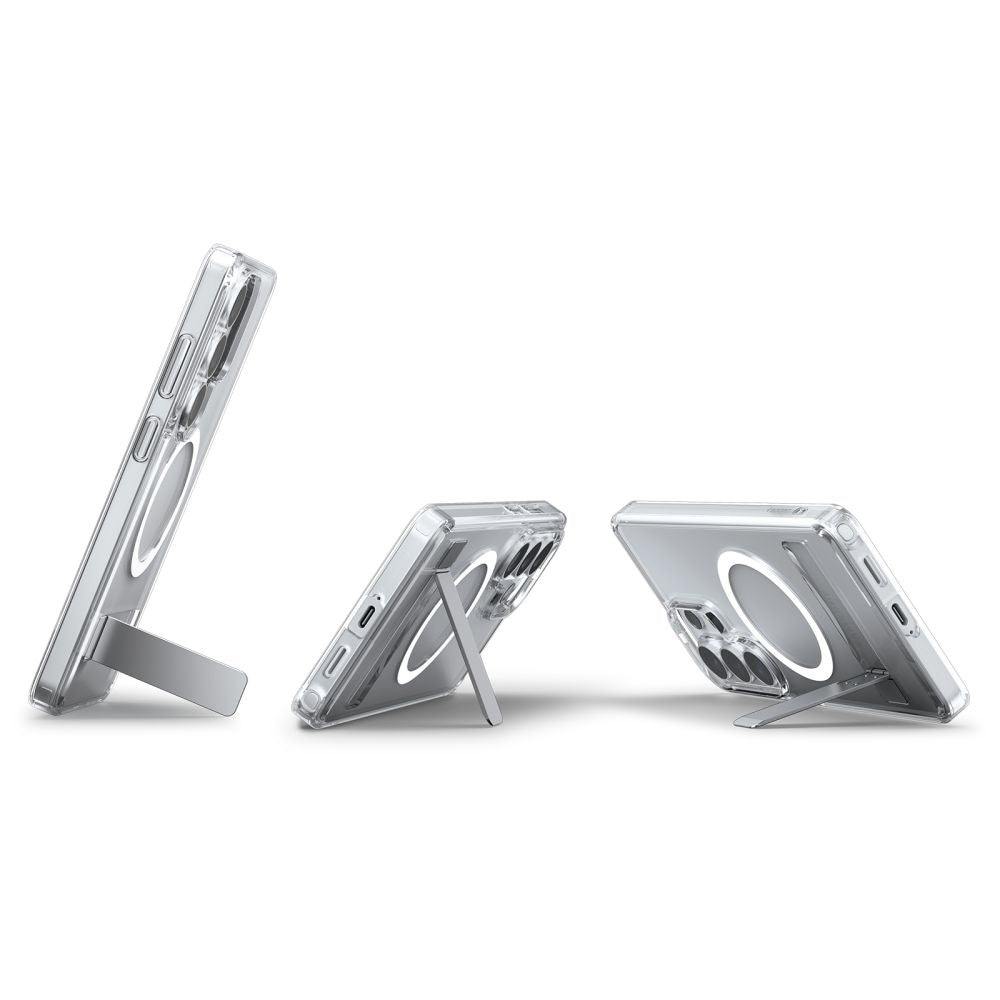 MagSafe-deksel for Samsung Galaxy S26 Ultra S948, Spigen, Ultra Hybrid S, Gjennomsiktig Hvit ACS11032