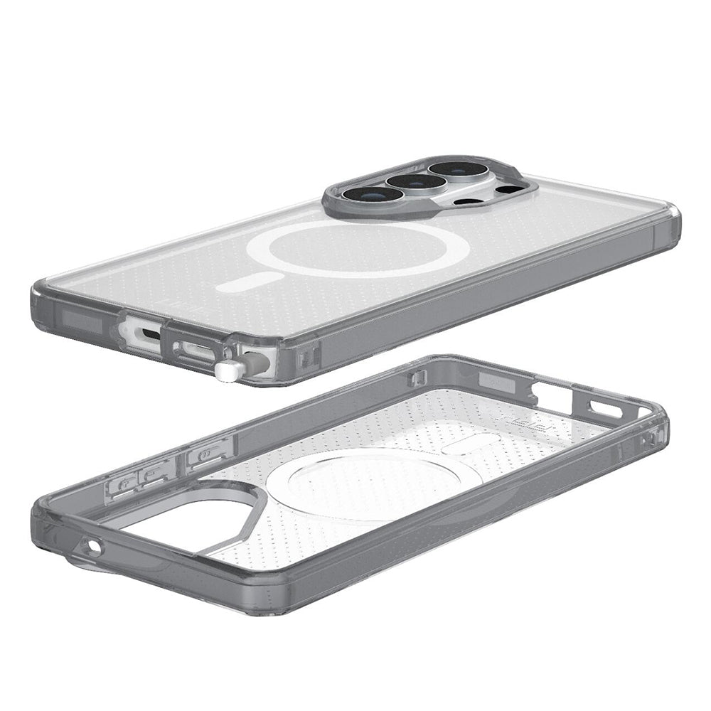 MagSafe-deksel for Samsung Galaxy S26 Ultra S948, Urban Armor Gear, Dot, Gjennomsiktig grå