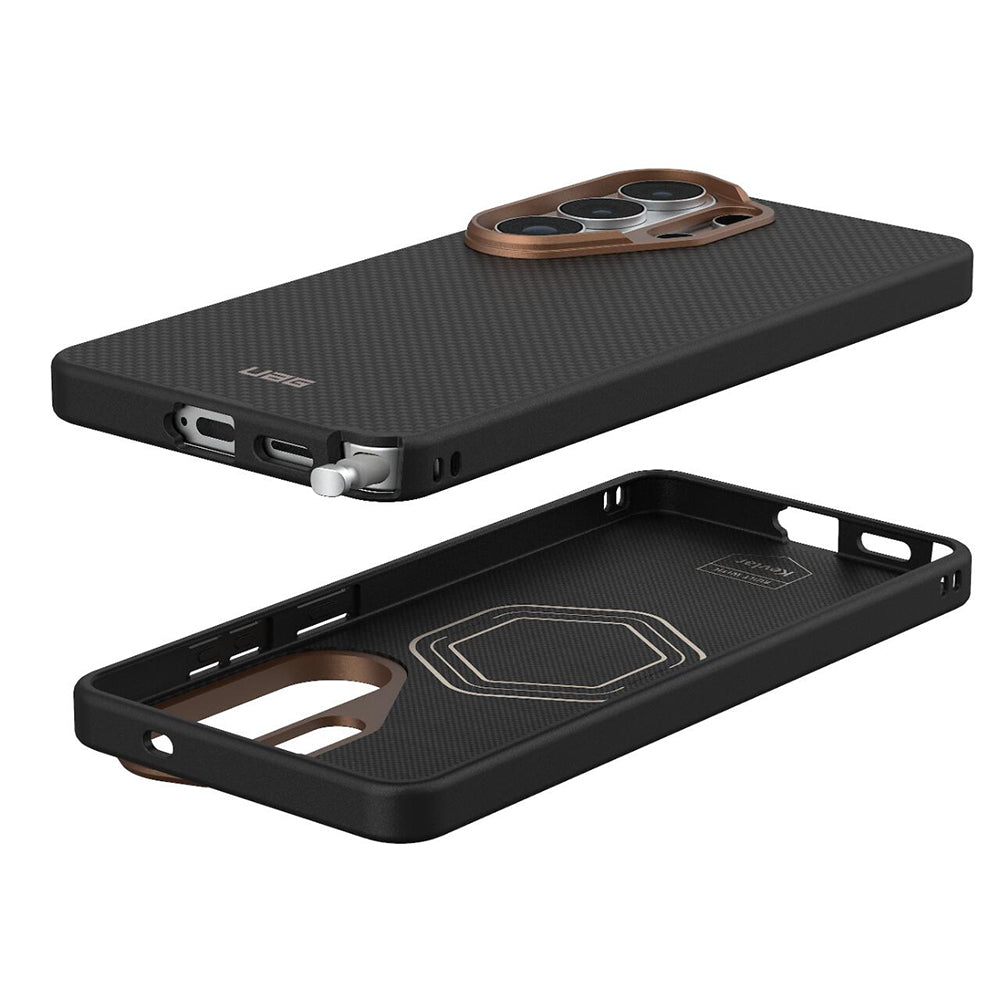 MagSafe-deksel for Samsung Galaxy S26 Ultra S948, Urban Armor Gear, Fibr Armr, Svart Bronse