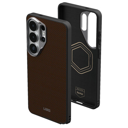 MagSafe-deksel for Samsung Galaxy S26 Ultra S948, Urban Armor Gear, Fibr Armr, Oransje Svart