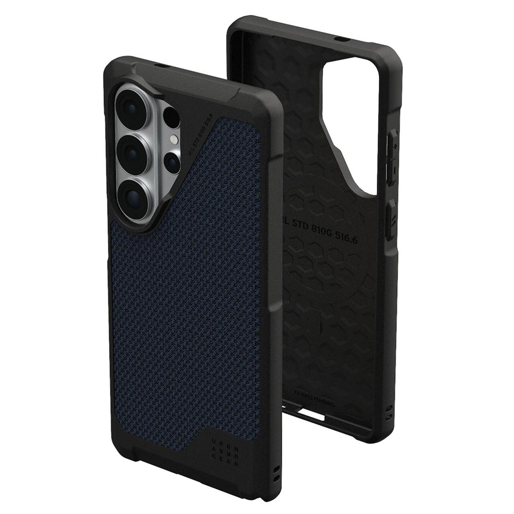 MagSafe-deksel for Samsung Galaxy S26 Ultra S948, Urban Armor Gear, Metropolis LT Kevlar, Marineblå