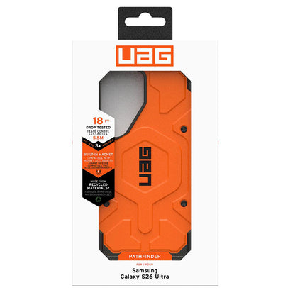 MagSafe-deksel for Samsung Galaxy S26 Ultra S948, Urban Armor Gear, Pathfinder, Oransje