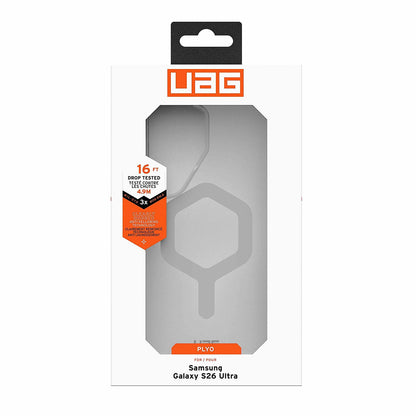 MagSafe-deksel for Samsung Galaxy S26 Ultra S948, Urban Armor Gear, Plyo, Transparent