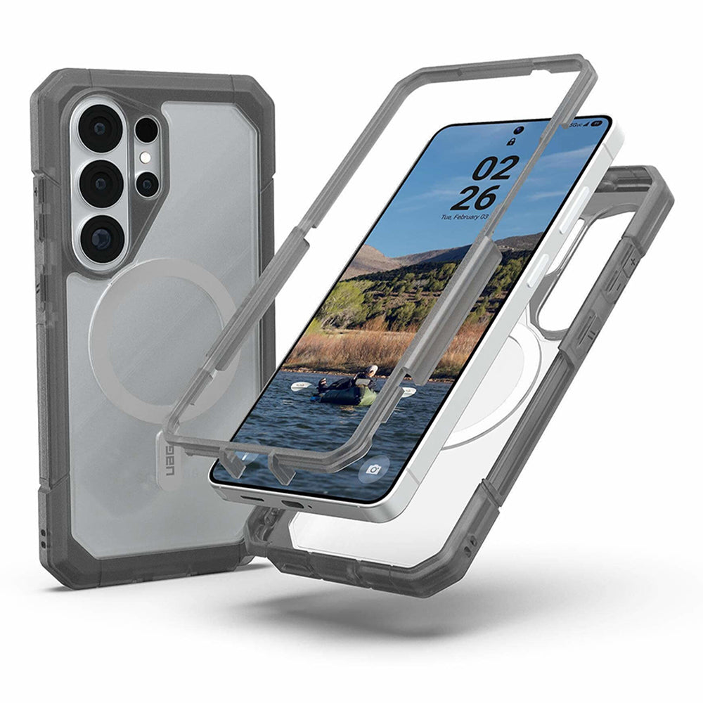 MagSafe-deksel for Samsung Galaxy S26 Ultra S948, Urban Armor Gear, Trooper, Gjennomsiktig grå