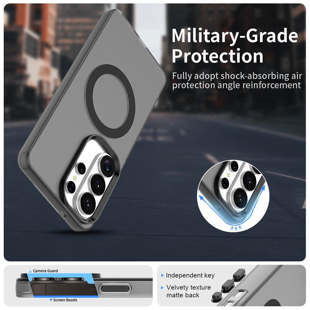 MagSafe-deksel for Samsung Galaxy S26 Ultra, Techsuit, CandyCase, Svart