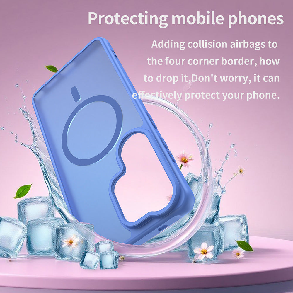 MagSafe-deksel for Samsung Galaxy S26 Ultra, Techsuit, HaloFrost II, Blå