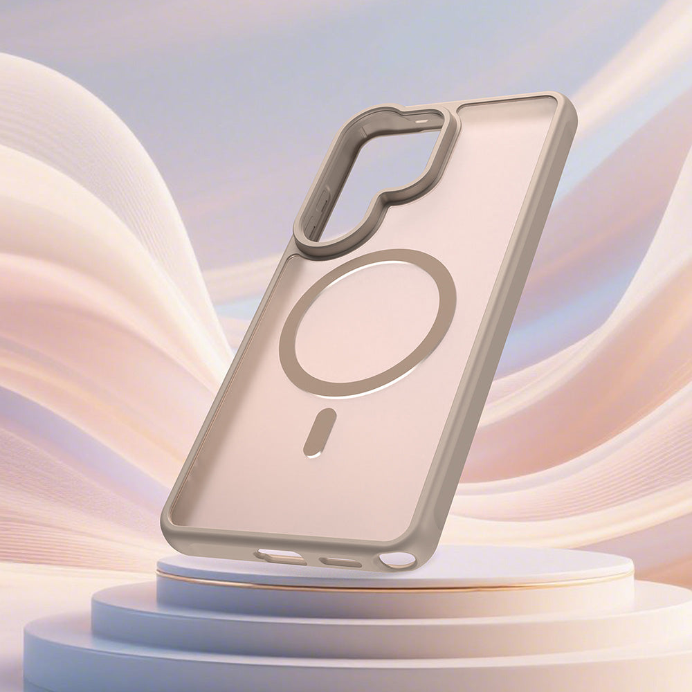 MagSafe-deksel for Samsung Galaxy S26 Ultra S948, Techsuit, HaloFrost II, Gull
