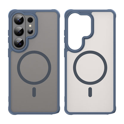 MagSafe-deksel for Samsung Galaxy S26 Ultra, Techsuit, HaloFrost II, Marineblå