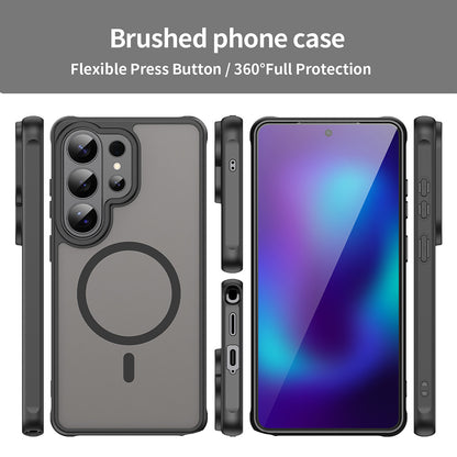 MagSafe-deksel for Samsung Galaxy S26 Ultra, Techsuit, HaloFrost II, Svart