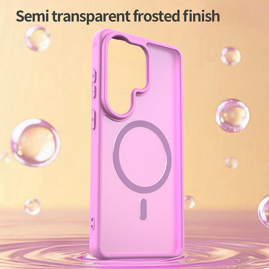 MagSafe-deksel for Samsung Galaxy S26 Ultra, Techsuit, HaloFrost II, Rosa