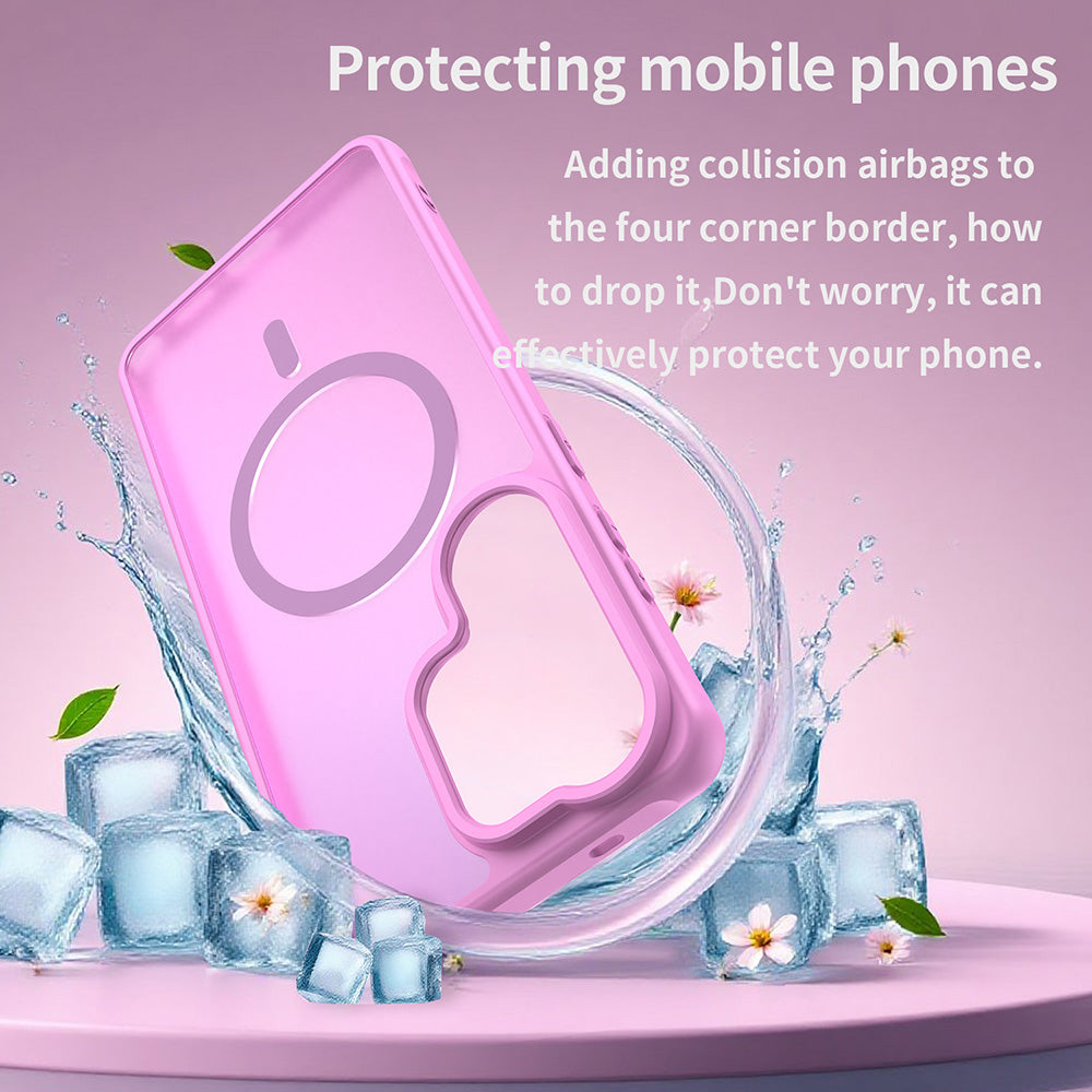 MagSafe-deksel for Samsung Galaxy S26 Ultra, Techsuit, HaloFrost II, Rosa