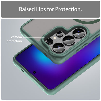 MagSafe-deksel for Samsung Galaxy S26 Ultra, Techsuit, HaloFrost II, Grønn