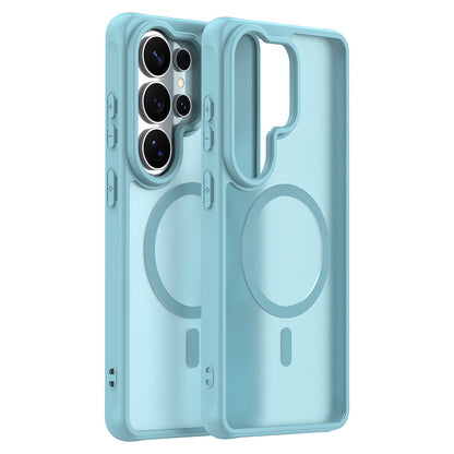 MagSafe-deksel for Samsung Galaxy S26 Ultra, Techsuit, HaloFrost II, Lys Grønn