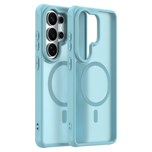 MagSafe-deksel for Samsung Galaxy S26 Ultra, Techsuit, HaloFrost II, Lys Grønn