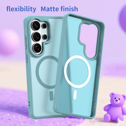 MagSafe-deksel for Samsung Galaxy S26 Ultra, Techsuit, HaloFrost II, Lys Grønn