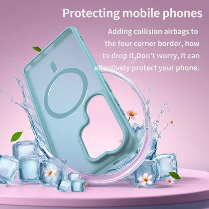 MagSafe-deksel for Samsung Galaxy S26 Ultra, Techsuit, HaloFrost II, Lys Grønn