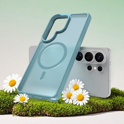 MagSafe-deksel for Samsung Galaxy S26 Ultra, Techsuit, HaloFrost II, Lys Grønn