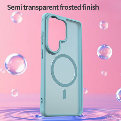 MagSafe-deksel for Samsung Galaxy S26 Ultra, Techsuit, HaloFrost II, Lys Grønn