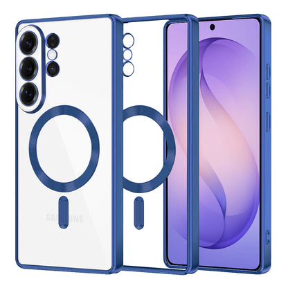 MagSafe-deksel for Samsung Galaxy S26 Ultra, Techsuit, Luxury Crystal, Mørkeblå