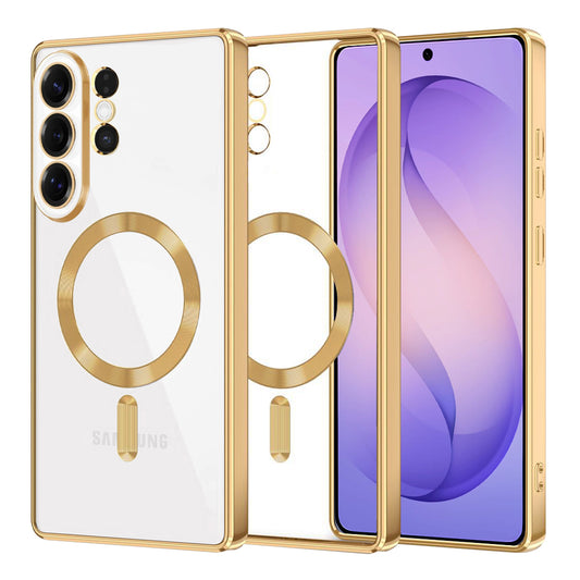 MagSafe-deksel for Samsung Galaxy S26 Ultra, Techsuit, Luxury Crystal, Gull