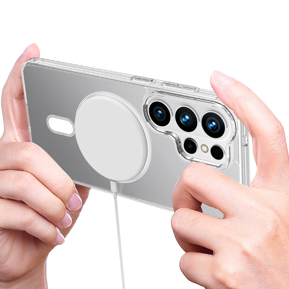 MagSafe-deksel for Samsung Galaxy S26 Ultra S948, Techsuit, Pro, Gjennomsiktig