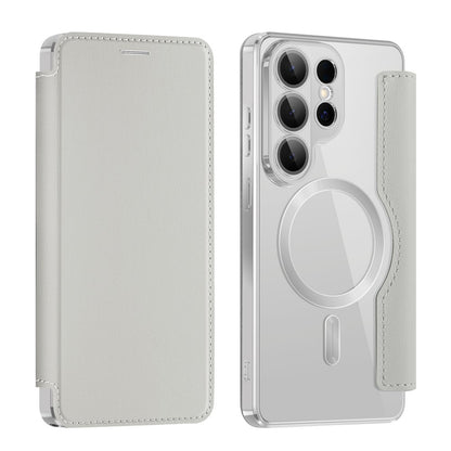 MagSafe deksel for Samsung Galaxy S26 Ultra, Techsuit, SmartMag Book, Grå