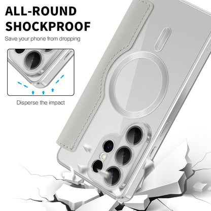 MagSafe deksel for Samsung Galaxy S26 Ultra, Techsuit, SmartMag Book, Grå