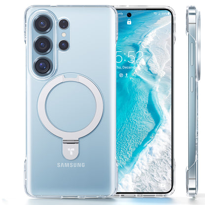 MagSafe-deksel for Samsung Galaxy S26 Ultra, Torras, Ostand Slim, Gjennomsiktig