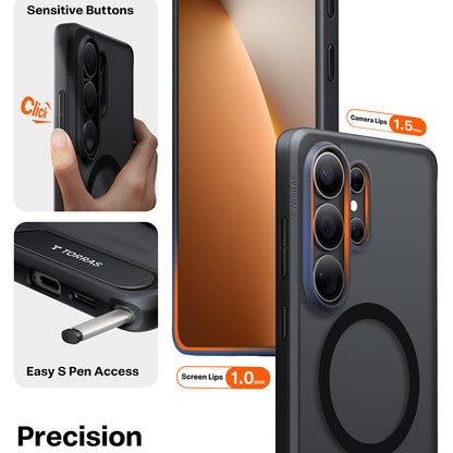 MagSafe-deksel for Samsung Galaxy S26 Ultra, Torras, Pstand, Svart