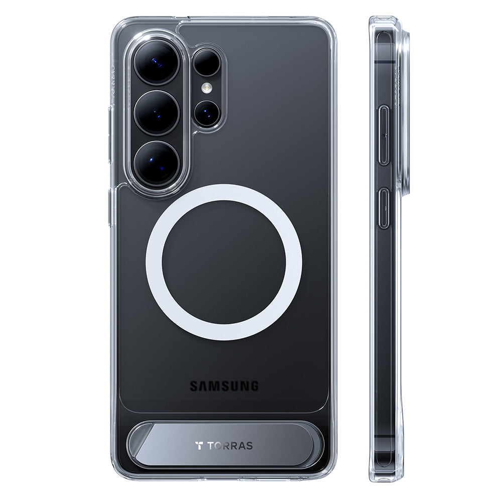 MagSafe deksel for Samsung Galaxy S26 Ultra, Torras, Pstand, Gjennomsiktig