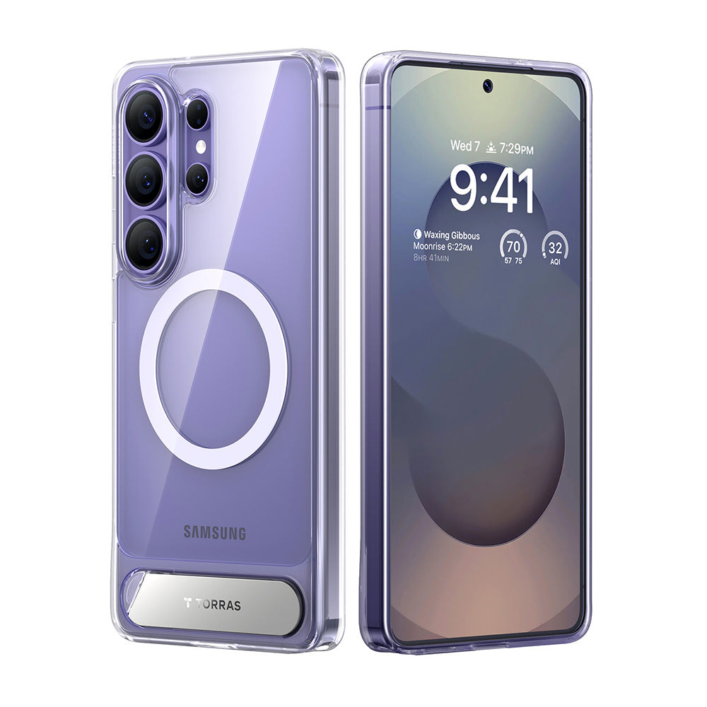 MagSafe deksel for Samsung Galaxy S26 Ultra, Torras, Pstand, Gjennomsiktig
