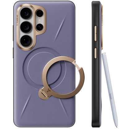 MagSafe-deksel for Samsung Galaxy S26 Ultra S948, Torras, QPRO Leather, Lilla