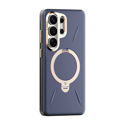 MagSafe-deksel for Samsung Galaxy S26 Ultra S948, Torras, QPRO Leather, Lilla