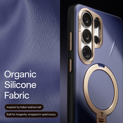 MagSafe-deksel for Samsung Galaxy S26 Ultra S948, Torras, QPRO Leather, Lilla