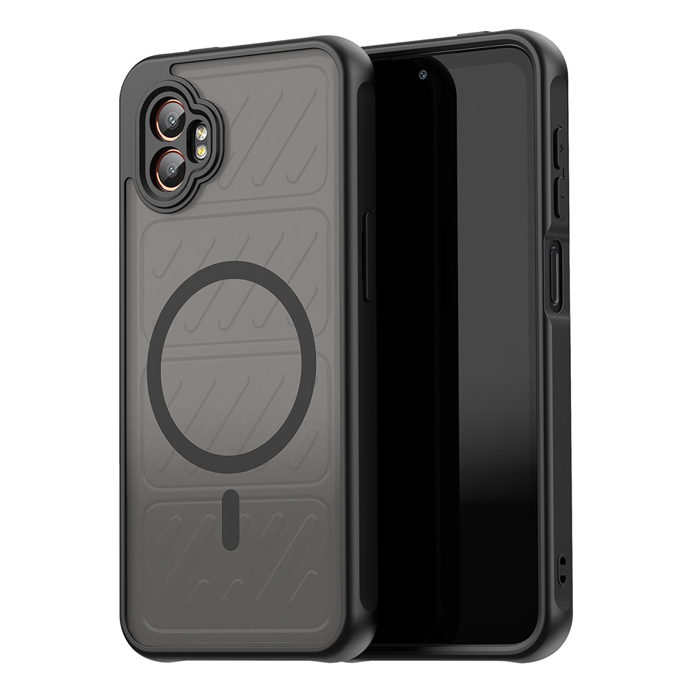 MagSafe-deksel for Samsung Galaxy XCover7 Pro, Techsuit, HaloFrost II, svart
