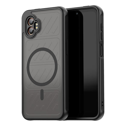MagSafe-deksel for Samsung Galaxy XCover7 Pro, Techsuit, HaloFrost II, svart