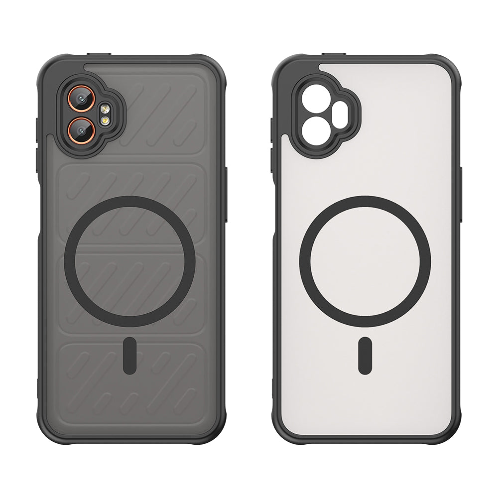 MagSafe-deksel for Samsung Galaxy XCover7 Pro, Techsuit, HaloFrost II, svart