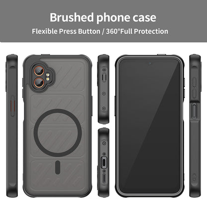 MagSafe-deksel for Samsung Galaxy XCover7 Pro, Techsuit, HaloFrost II, svart