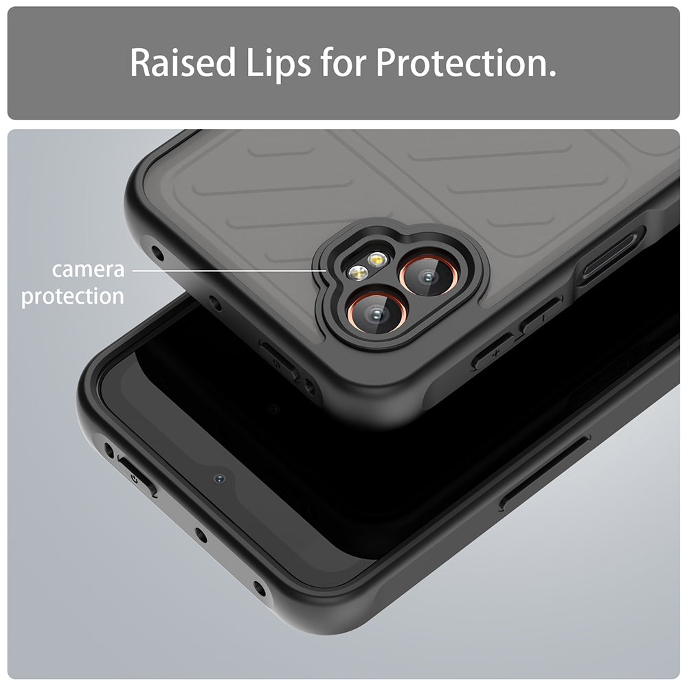 MagSafe-deksel for Samsung Galaxy XCover7 Pro, Techsuit, HaloFrost II, svart