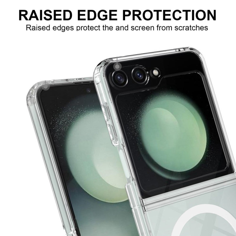 MagSafe-deksel for Samsung Galaxy Z Flip7 FE F761 / Z Flip6 F741, Techsuit, Pro, Transparent