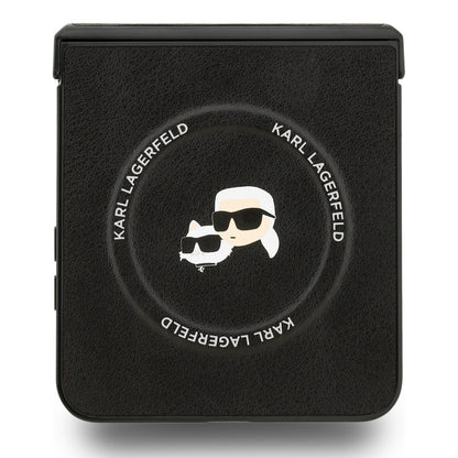 MagSafe-deksel for Samsung Galaxy Z Flip7 F766, Karl Lagerfeld, Karl & Choupette Pins, Svart
