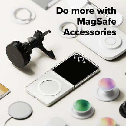 MagSafe-deksel for Samsung Galaxy Z Flip7 F766, Ringke, Fusion, Transparent