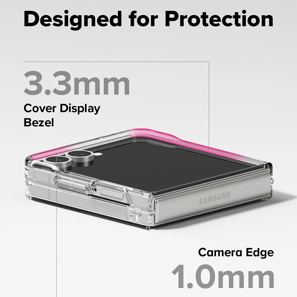 MagSafe-deksel for Samsung Galaxy Z Flip7 F766, Ringke, Fusion, Transparent