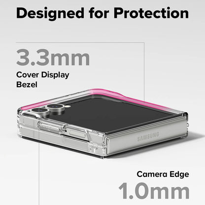 MagSafe-deksel for Samsung Galaxy Z Flip7 F766, Ringke, Fusion, Transparent