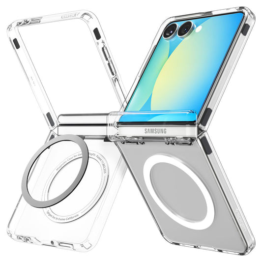 MagSafe-deksel for Samsung Galaxy Z Flip7 F766, Spigen, Ultra Hybrid Pro, Gjennomsiktig ACS09559